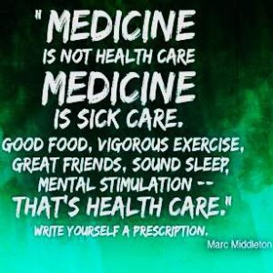 Medicine is not Healthcare